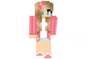 Luzmila skin for Minecraft girl