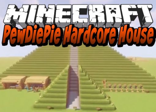 PewDiePie Hardcore House Map for Minecraft