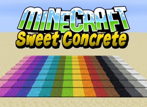 Sweet Concrete Mod for Minecraft