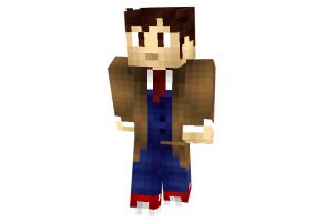 Tenth Doctor (Doctor Who) Skin for Minecraft