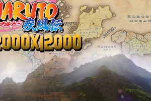 The World of Naruto Map for Minecraft