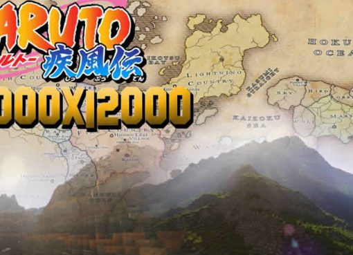 The World of Naruto Map for Minecraft