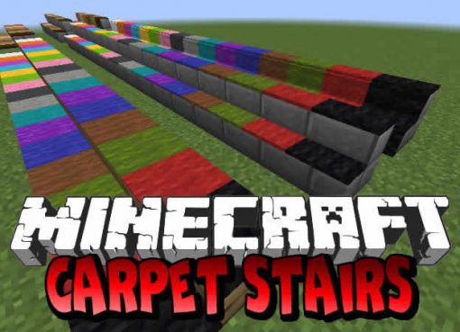 Carpet Stairs Mod for Minecraft