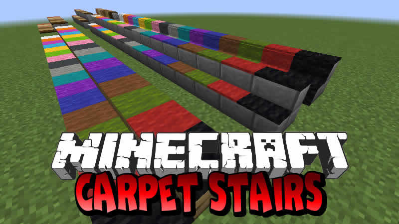 Carpet Stairs Mod for Minecraft