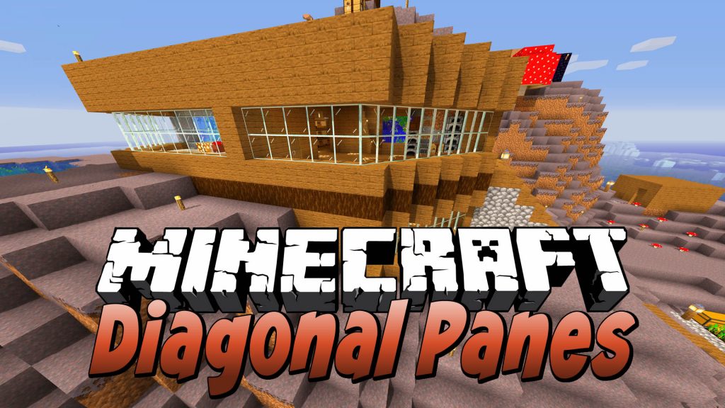 Diagonal Panes Mod for Minecraft