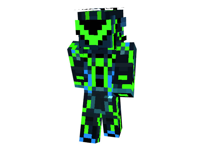 Infected Tron Skin for Minecraft