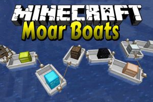 Moar Boats Mod for Minecraft