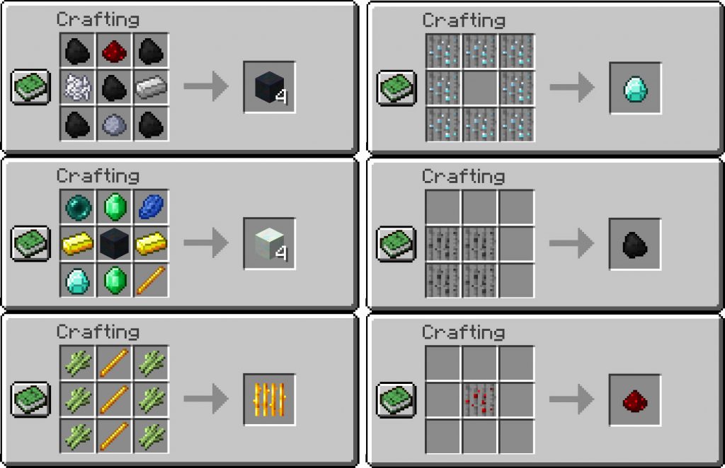 Ore Reeds Mod Crafting Recipes