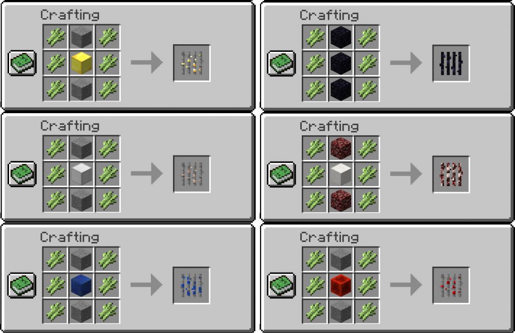 Ore Reeds Mod Crafting Recipes 3