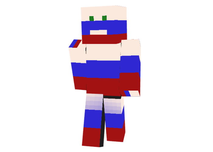 Patriot of Russia Skin for Minecraft