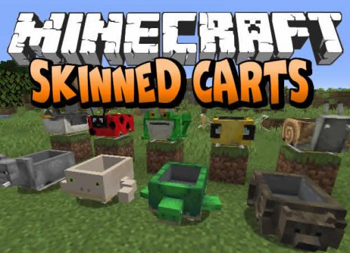 Skinned Carts Mod for Minecraft