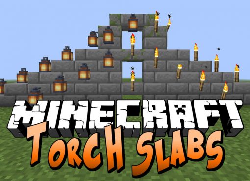 Torch Slabs Mod for Minecraft