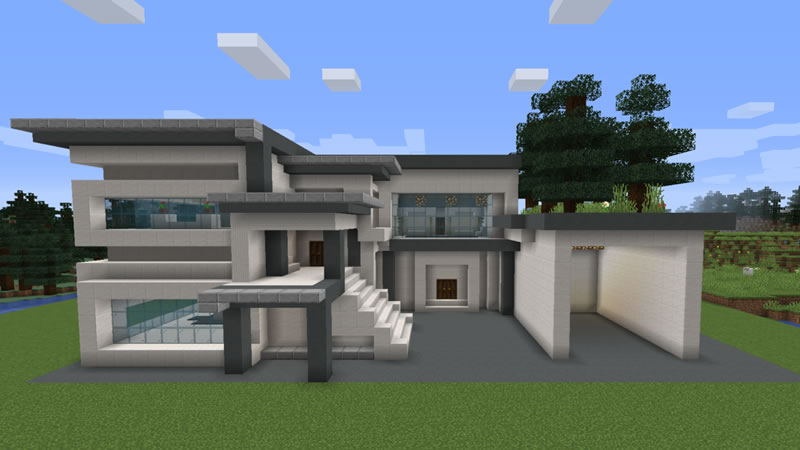 Two Storey House Map for Minecraft