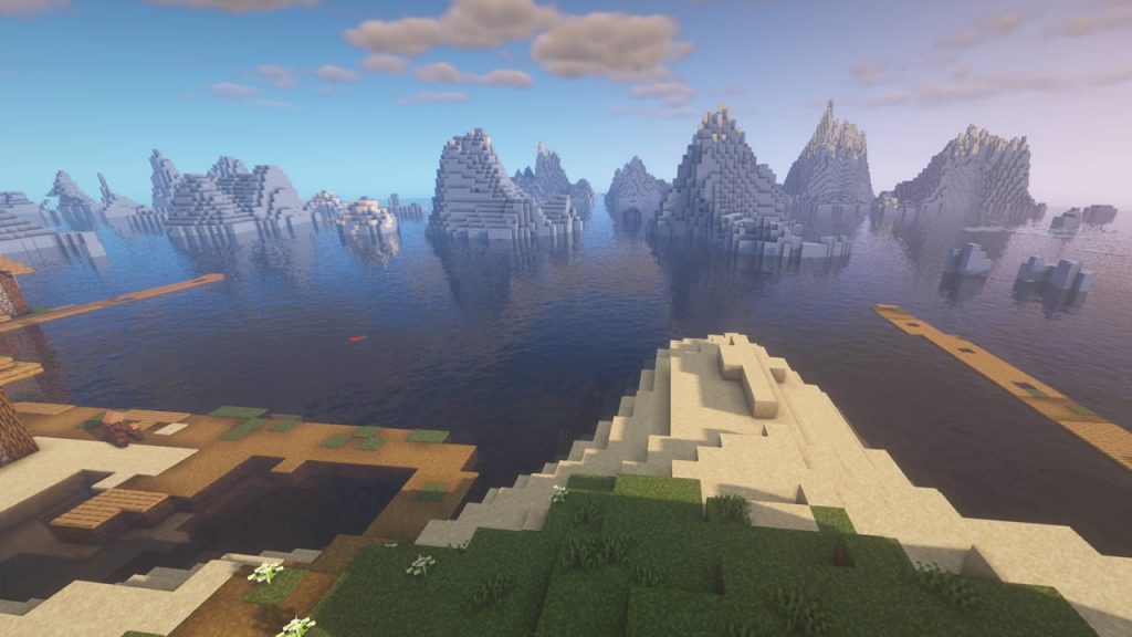 Village on a Lonely Island in the Ocean Seed Screenshot