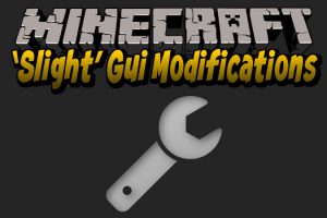 Slight Gui Modifications for Minecraft