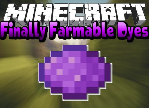 Finally Farmable Dyes Mod for Minecraft
