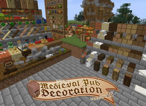 Neoelfeo's Medieval Pub Decoration Mod for Minecraft