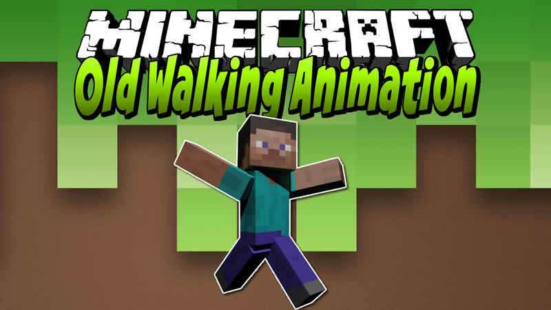Old Walking Animation Mod for Minecraft