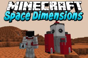 Space Dimensions mod for Minecraft
