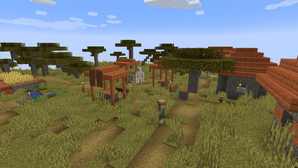 Mushroom Biome Village Seed Screenshot