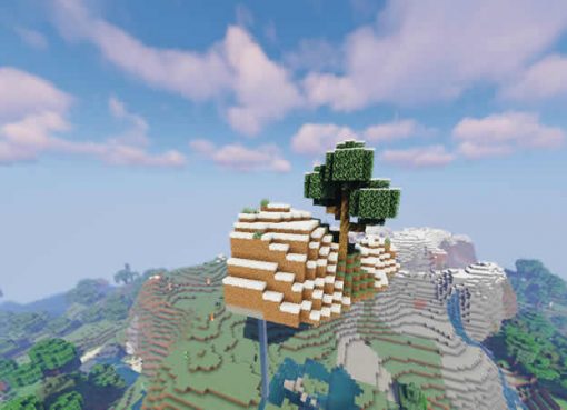 Sky Island Near the Mountains Seed for Minecraft