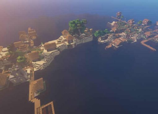 Zombie Village and Villagers Seed for Minecraft
