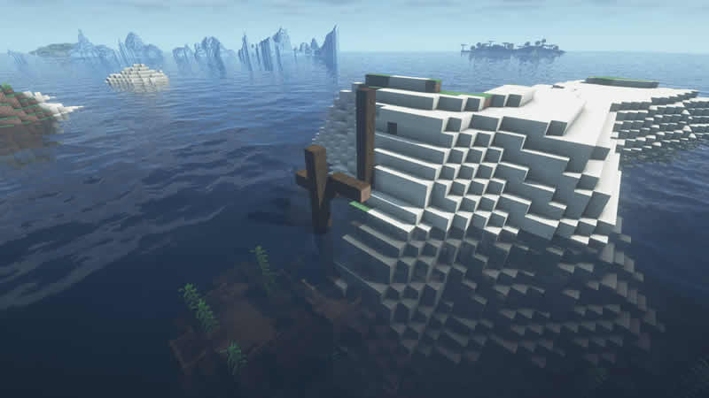 Shipwreck Crashed on the Island Seed for Minecraft