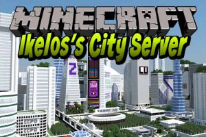 Ikelos's City Server Map for Minecraft