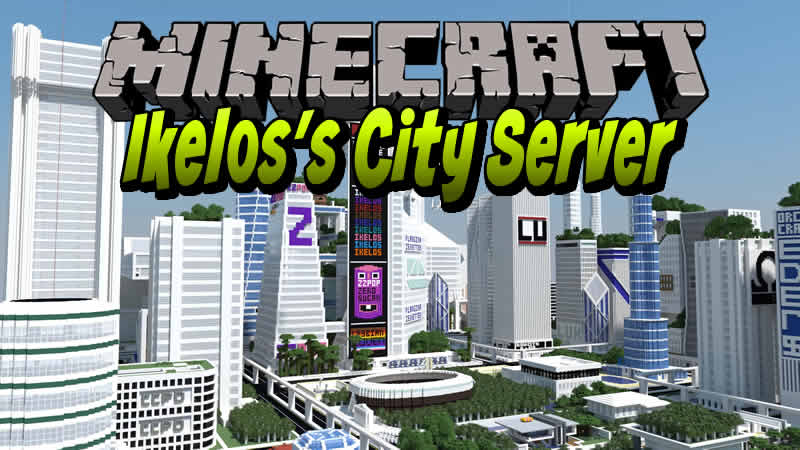 Ikelos's City Server Map for Minecraft