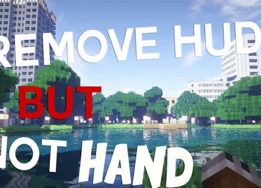 Remove HUD but Not Hand Mod for Minecraft