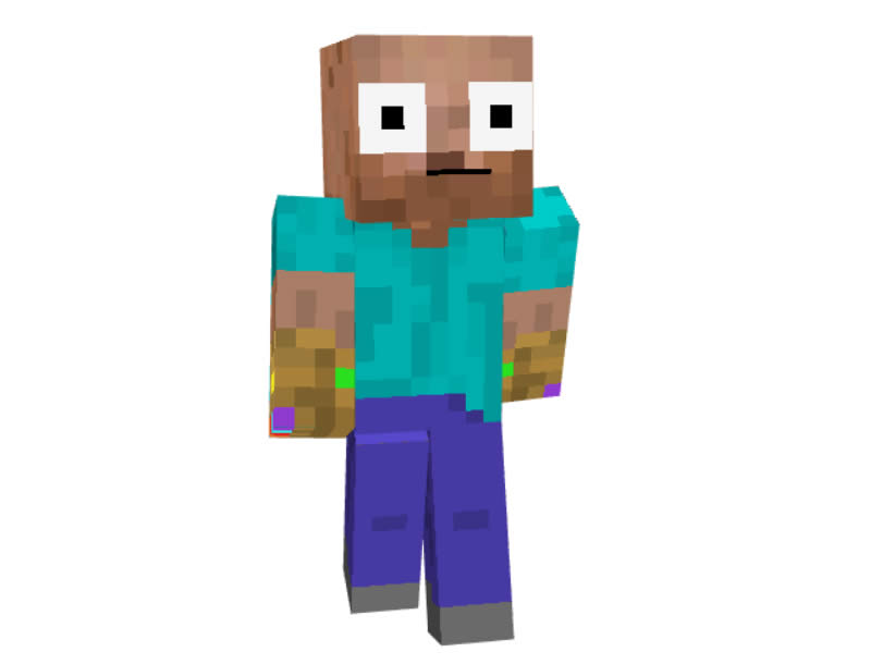Steve Mutant skin for Minecraft