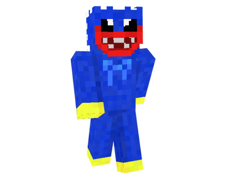 Huggy Wuggy Skin for Minecraft