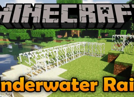 Underwater Rails Mod for Minecraft
