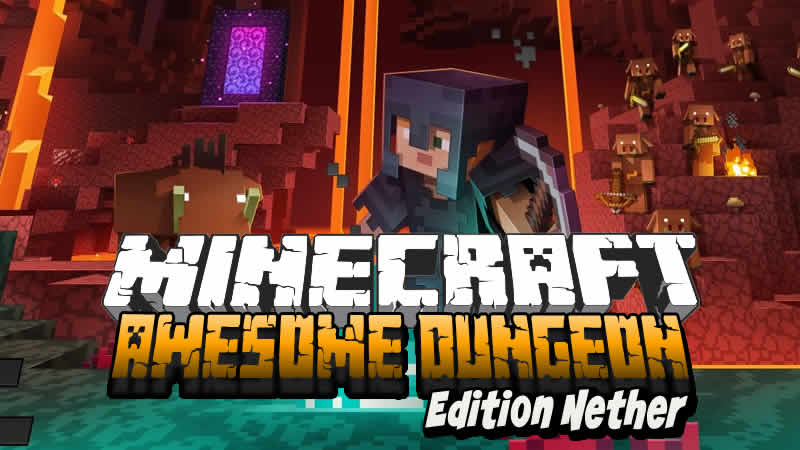 Awesome Dungeon Edition Nether Mod for Minecraft