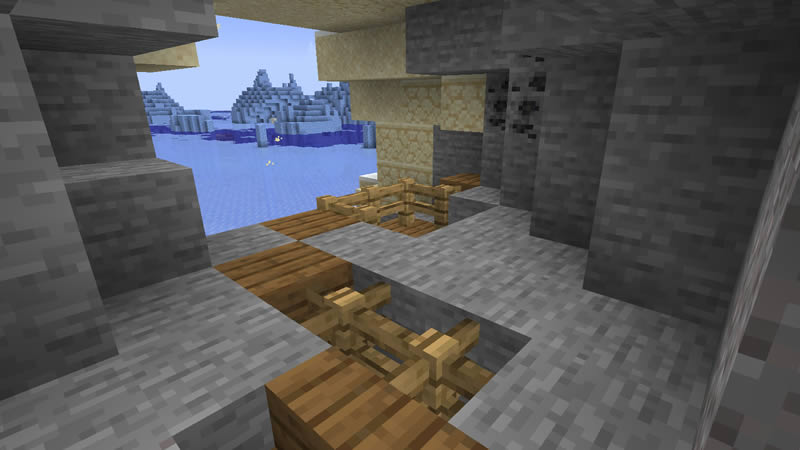 Balcony From Shipwreck in a Sand Cave Seed Screenshot