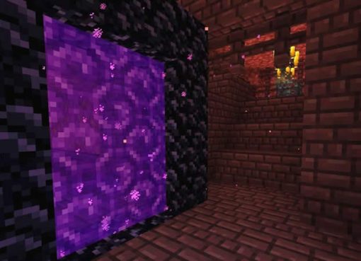 The Nether Fortress Next to Portal Seed for Minecraft