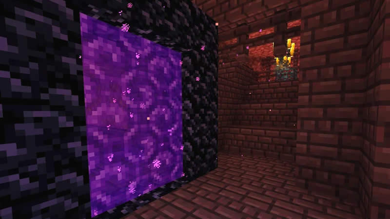 The Nether Fortress Next to Portal Seed for Minecraft