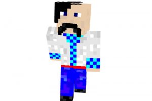 Ukrainian Kozak (mustache man) skin for Minecraft