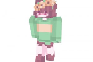 sschara skin for Minecraft girl