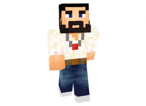 Vintage Farmer (beard man) skin for Minecraft