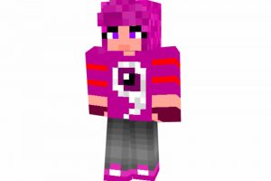 Fixet skin for Minecraft girl
