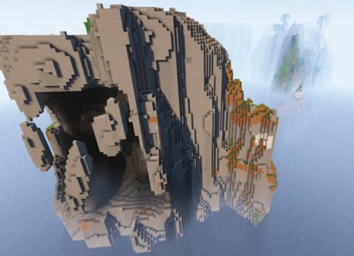 Abnormal Mountain with a Steep Cliff Seed for Minecraft 1.18.2
