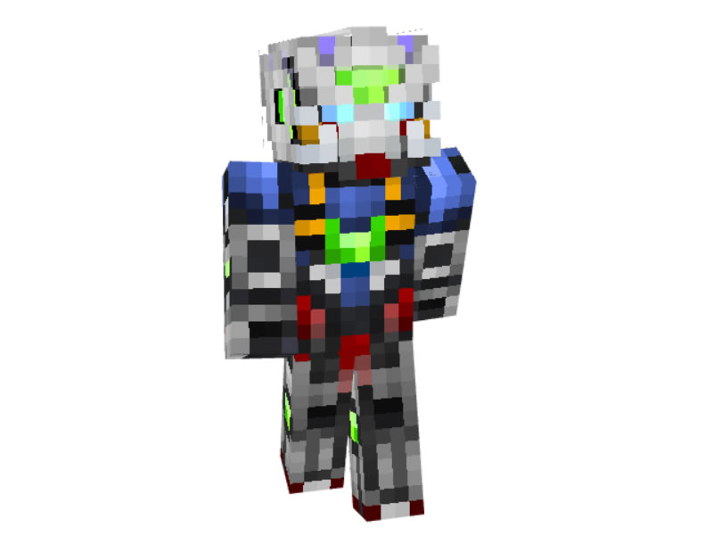 Knight of the Future skin for Minecraft