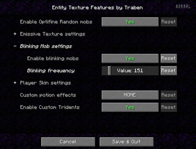 Entity Texture Features Mod Screenshot 2