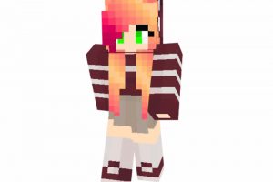 Fiuffy7 skin for Minecraft girl