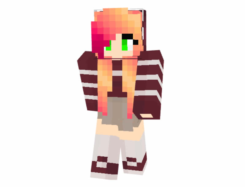Fiuffy7 skin for Minecraft girl