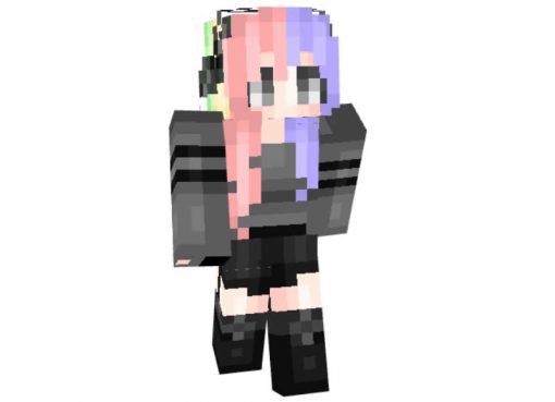 FluttershyPie Skin for Minecraft Girl