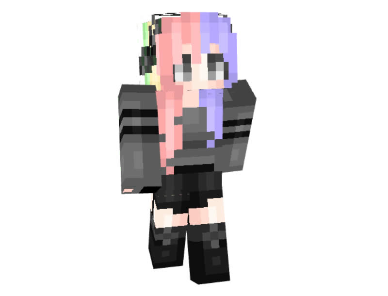 FluttershyPie Skin for Minecraft Girl