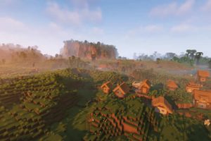 Village Surrounded by Beautiful Jungle Seed for Minecraft