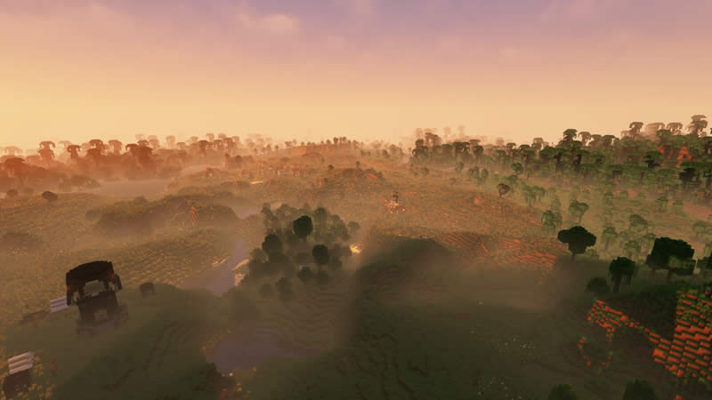 Village Surrounded by Beautiful Jungle Seed Screenshot